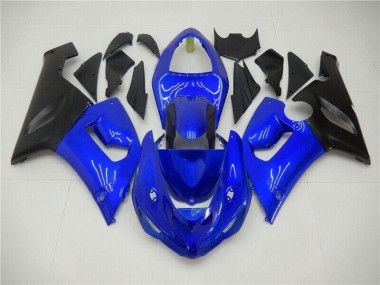 Blau 2005-2006 ZX6R Motorrad Verkleidung