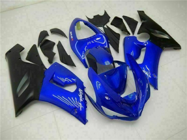 Blau 2005-2006 ZX6R Motorrad Verkleidungen Blau 2005-2006 ZX6R Motorrad Verkleidungen