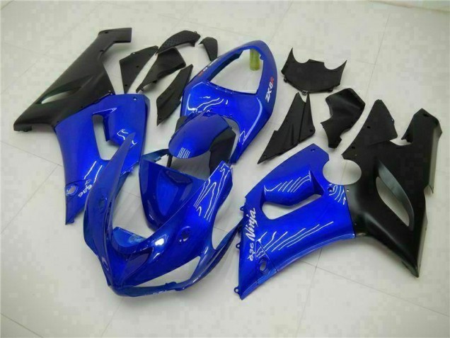 Blau 2005-2006 ZX6R Motorrad Verkleidungen Blau 2005-2006 ZX6R Motorrad Verkleidungen