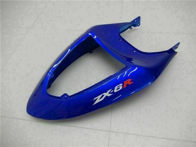 Blau 2005-2006 ZX6R Motorrad Verkleidungen Blau 2005-2006 ZX6R Motorrad Verkleidungen