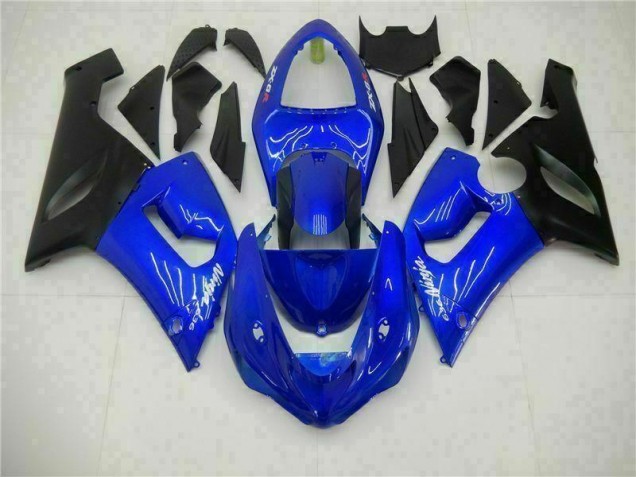 Blau 2005-2006 ZX6R Motorrad Verkleidungen Blau 2005-2006 ZX6R Motorrad Verkleidungen