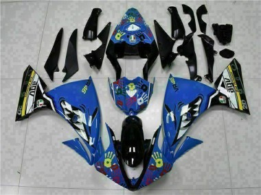 Blau 2009-2011 YZF R1 Motorrad Verkleidungen