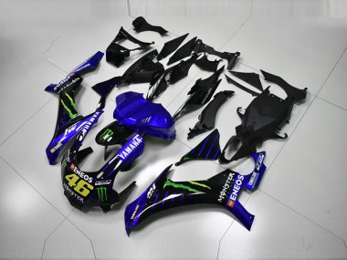 Blau Blau Weiß ENEOS 46 Monster 2015-2019 YZF R1 Motorrad Verkleidung