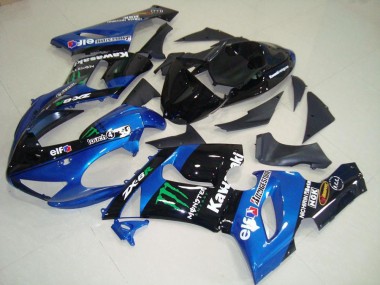 Blau Monster 2005-2006 ZX6R Motorrad Verkleidung