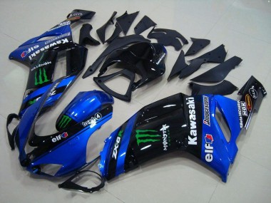 Blau Monster 2007-2008 ZX6R Motorrad Verkleidung