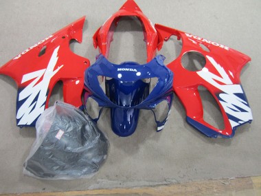 Blau Rot 1999-2000 CBR600 F4 Motorrad Verkleidung