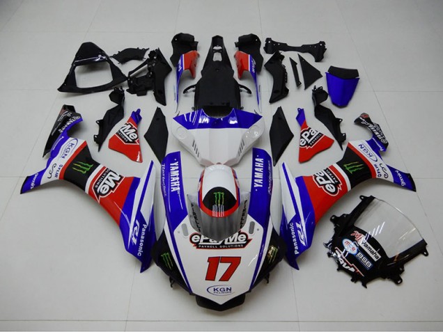 Blau Rot KGN 17 2015-2019 YZF R1 Motorrad Verkleidung Blau Rot KGN 17 2015-2019 YZF R1 Motorrad Verkleidung