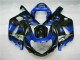 Blau Schwarz 2001-2003 GSXR 600/750 Motorrad Verkleidungen