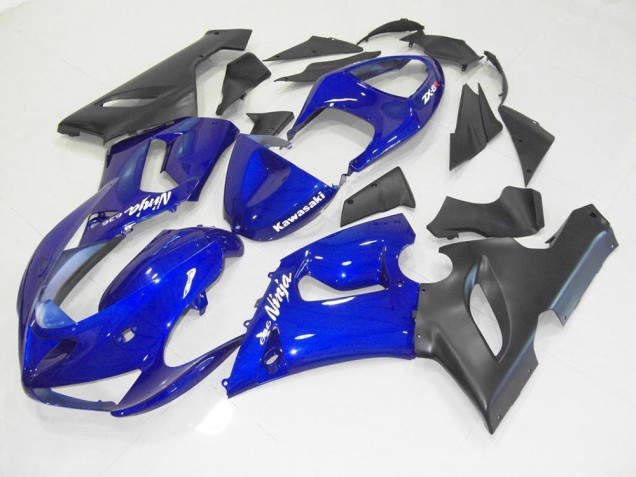 Blau Schwarz 2005-2006 ZX6R Motorrad Verkleidungen