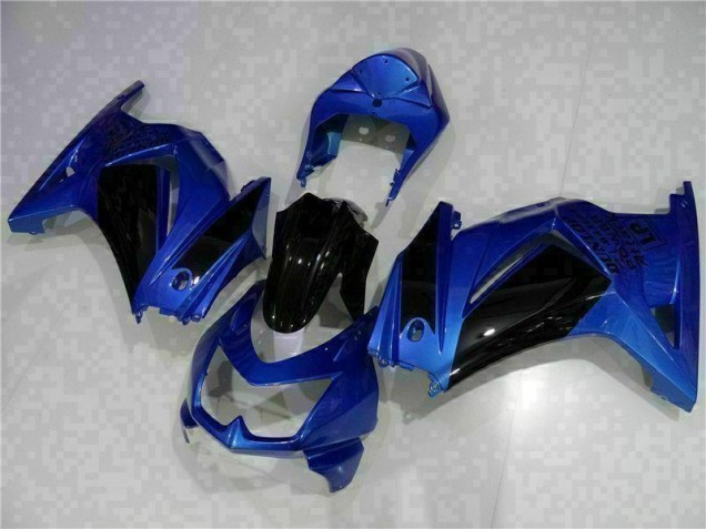 Blau Schwarz 2008-2012 EX250 Motorrad Verkleidung Blau Schwarz 2008-2012 EX250 Motorrad Verkleidung
