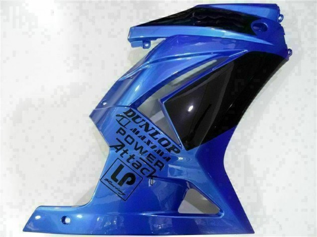 Blau Schwarz 2008-2012 EX250 Motorrad Verkleidung Blau Schwarz 2008-2012 EX250 Motorrad Verkleidung