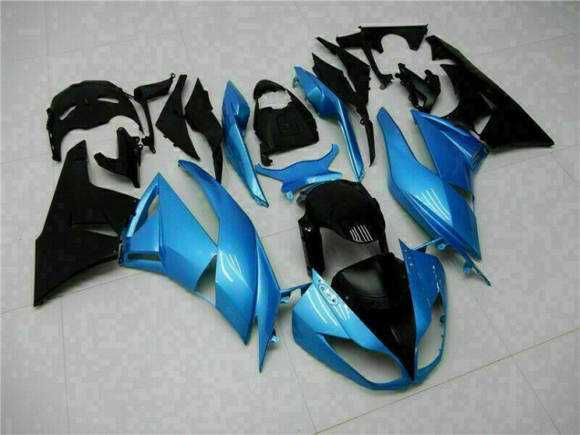 Blau Schwarz 2009-2012 ZX6R Motorrad Verkleidung Blau Schwarz 2009-2012 ZX6R Motorrad Verkleidung