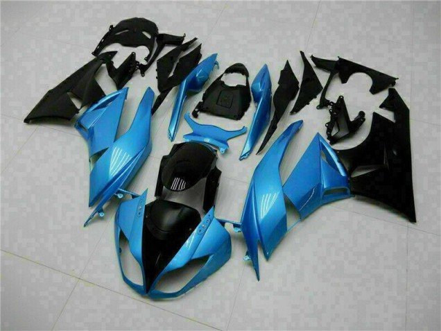 Blau Schwarz 2009-2012 ZX6R Motorrad Verkleidung Blau Schwarz 2009-2012 ZX6R Motorrad Verkleidung