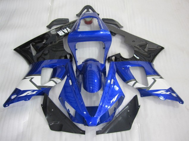 Blau Schwarz Weiß 2000-2001 YZF R1 Motorrad Verkleidungen Blau Schwarz Weiß 2000-2001 YZF R1 Motorrad Verkleidungen