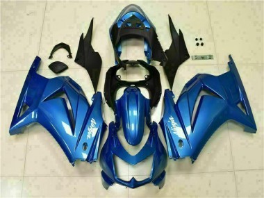 Blau Schwarz Weiß Ninja 2008-2012 EX250 Motorrad Verkleidung
