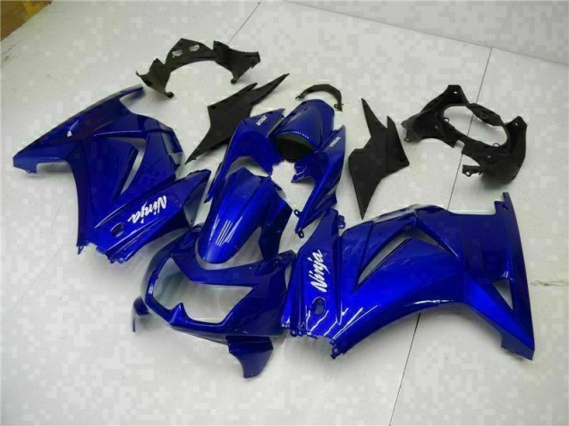 Blau Schwarz Weiß Ninja 2008-2012 EX250 Motorrad Verkleidungen