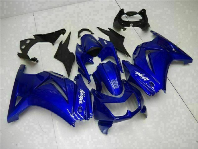 Blau Schwarz Weiß Ninja 2008-2012 EX250 Motorrad Verkleidungen