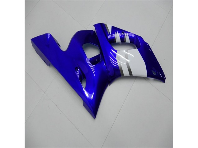 Blau Weiß 1998-2002 YZF R6 Motorrad Verkleidungen Blau Weiß 1998-2002 YZF R6 Motorrad Verkleidungen