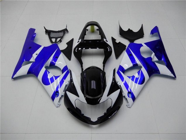 Blau Weiß 2000-2002 GSXR 1000 Motorrad Verkleidung Blau Weiß 2000-2002 GSXR 1000 Motorrad Verkleidung