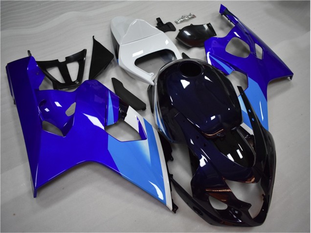 Blau Weiß 2004-2005 GSXR 600/750 Motorrad Verkleidungen Blau Weiß 2004-2005 GSXR 600/750 Motorrad Verkleidungen