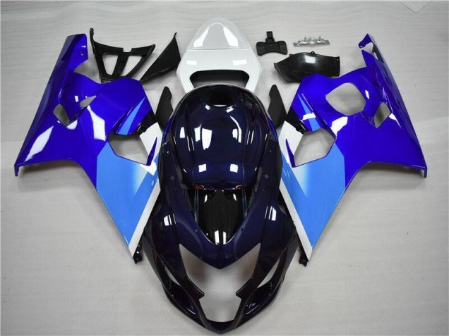 Blau Weiß 2004-2005 GSXR 600/750 Motorrad Verkleidungen Blau Weiß 2004-2005 GSXR 600/750 Motorrad Verkleidungen