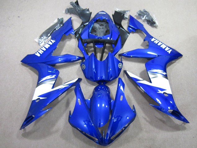 Blau Weiß 2004-2006 YZF R1 Motorrad Vollverkleidung Blau Weiß 2004-2006 YZF R1 Motorrad Vollverkleidung