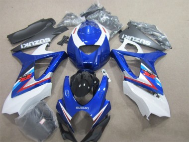 Blau Weiß 2007-2008 GSXR 1000 Motorrad Verkleidung