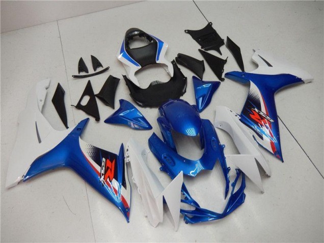 Blau Weiß 2011-2021 GSXR 600/750 Motorrad Vollverkleidung Blau Weiß 2011-2021 GSXR 600/750 Motorrad Vollverkleidung