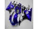 Blau Weiß Schwarz 2003-2005 YZF R6 Motorrad Verkleidung Blau Weiß Schwarz 2003-2005 YZF R6 Motorrad Verkleidung