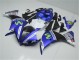 Blau Weiß Schwarz 2012-2014 YZF R1 Motorrad Verkleidung Blau Weiß Schwarz 2012-2014 YZF R1 Motorrad Verkleidung