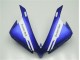 Blau Weiß Schwarz 2012-2014 YZF R1 Motorrad Verkleidung Blau Weiß Schwarz 2012-2014 YZF R1 Motorrad Verkleidung
