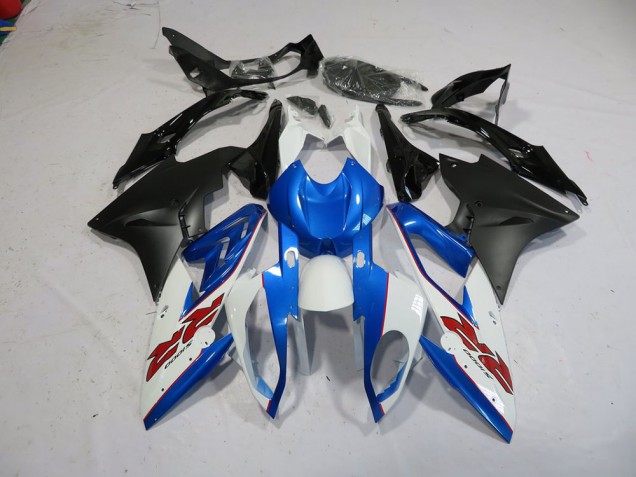 Blau Weiß Schwarz 2015-2018 S1000RR Motorrad Verkleidung Blau Weiß Schwarz 2015-2018 S1000RR Motorrad Verkleidung