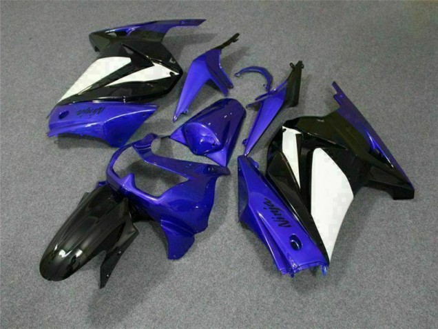 Blau Weiß Schwarz Ninja 2008-2012 EX250 Motorrad Verkleidung Blau Weiß Schwarz Ninja 2008-2012 EX250 Motorrad Verkleidung