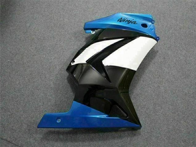 Blau Weiß Schwarz Ninja 2008-2012 EX250 Motorrad Verkleidungen Blau Weiß Schwarz Ninja 2008-2012 EX250 Motorrad Verkleidungen