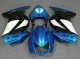 Blau Weiß Schwarz Ninja 2008-2012 EX250 Motorrad Verkleidungen Blau Weiß Schwarz Ninja 2008-2012 EX250 Motorrad Verkleidungen