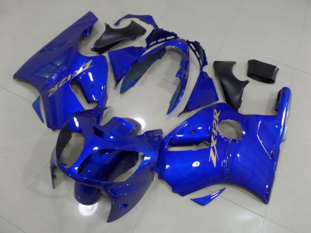Blau mit goldenem Aufkleber 2000-2001 ZX12R Motorrad Verkleidung Blau mit goldenem Aufkleber 2000-2001 ZX12R Motorrad Verkleidung