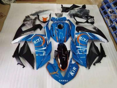 Blau und Weiß 2015-2022 YZF R3 Motorrad Verkleidung