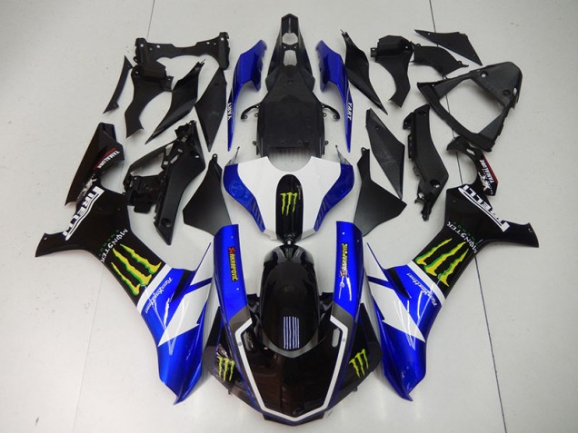 BlauSchwarz Monster 2015-2019 YZF R1 Motorrad Verkleidung BlauSchwarz Monster 2015-2019 YZF R1 Motorrad Verkleidung