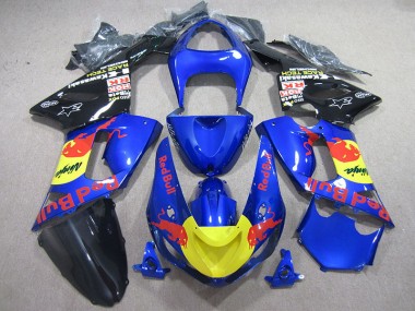 Blaur Rot Bull Ninja 2005-2006 ZX6R Motorrad Verkleidung