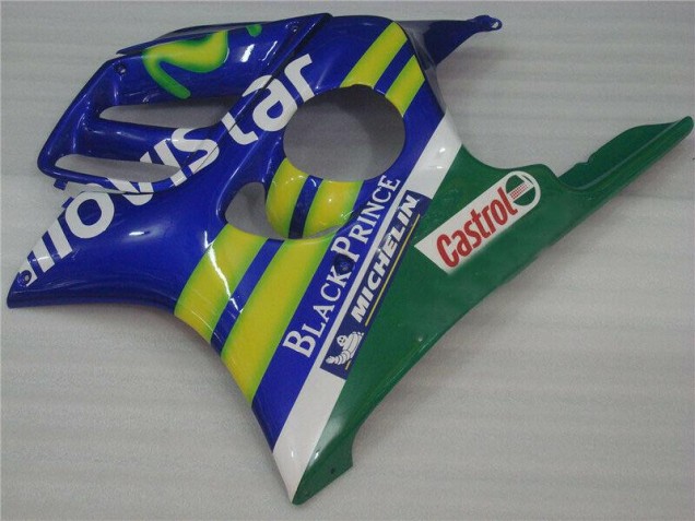 Blaus Movistar Castrol 1995-1998 CBR600 F3 Motorrad Verkleidung