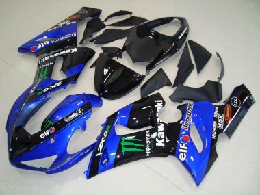 Bonbon blau Monster 2005-2006 ZX6R Motorrad Verkleidung