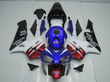 Dunkel rotblau 2003-2004 CBR600RR Motorrad Verkleidung