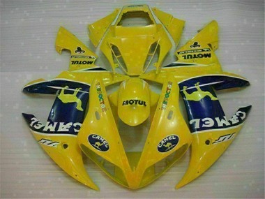 Gelb 2002-2003 YZF R1 Motorrad Verkleidung