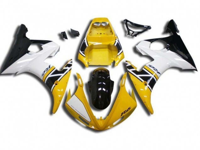 Gelb 2003-2005 YZF R6 Motorrad Verkleidung Gelb 2003-2005 YZF R6 Motorrad Verkleidung