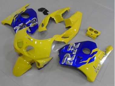 Gelb Blau 1991-1998 CBR250RR MC22 Motorrad Verkleidung