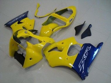 Gelb Blau 2000-2002 ZX6R Motorrad Verkleidung