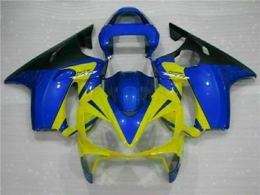 Gelb Blau 2001-2003 CBR600 F4i Motorrad Verkleidung