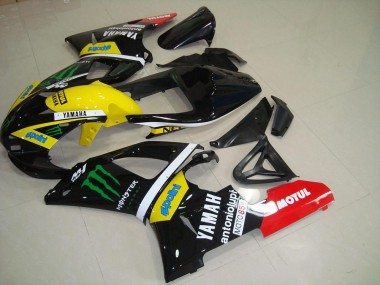 Gelb Monster 2000-2001 YZF R1 Motorrad Verkleidungen
