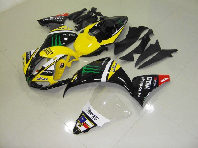 Gelb Monster 2012-2014 YZF R1 Motorrad Verkleidung Gelb Monster 2012-2014 YZF R1 Motorrad Verkleidung