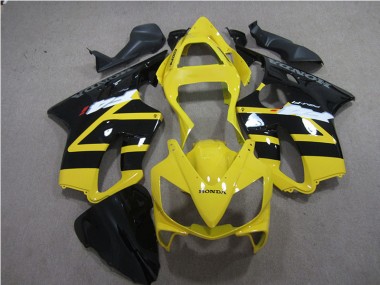 Gelb Schwarz 2001-2003 CBR600 F4i Motorrad Verkleidung